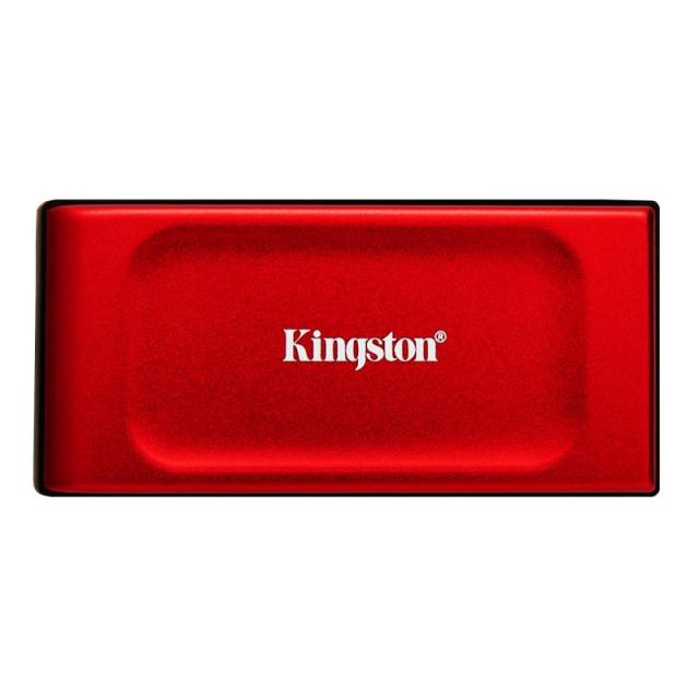Kingston Technology - 1TB SSD externo XS1000 USB 3.2 Gen 2, Rojo