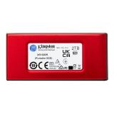 Kingston Technology - 2TB SSD externo XS1000 USB 3.2 Gen 2, Rojo