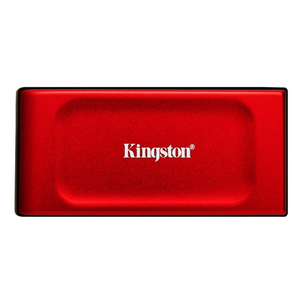 Kingston Technology - 2TB SSD externo XS1000 USB 3.2 Gen 2, Rojo