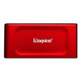 Kingston Technology - 2TB SSD externo XS1000 USB 3.2 Gen 2, Rojo