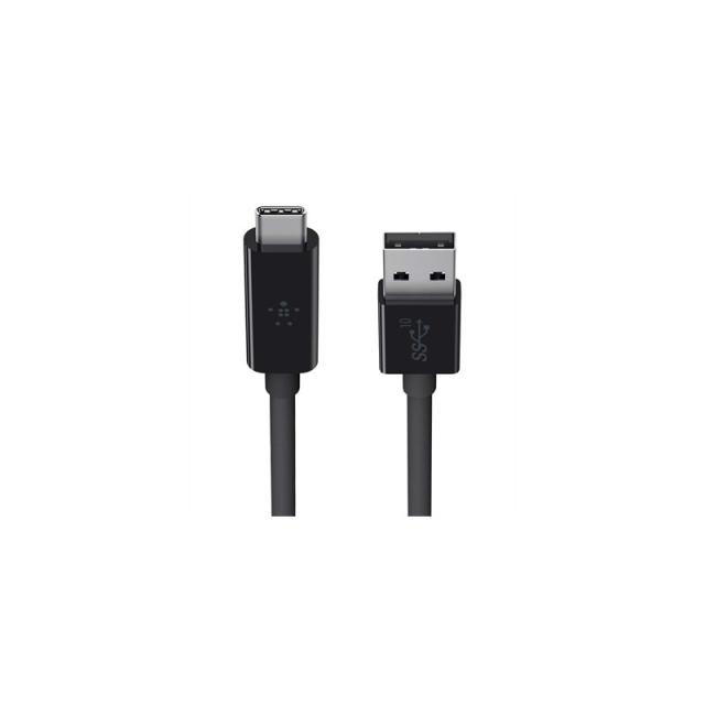 Belkin - USB-A - USB-C, 0.9m cable USB USB 3.2 Gen 2 (3.1 Gen 2) 0,9 m USB A USB C Negro