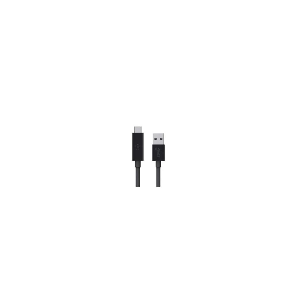 Belkin - USB-A - USB-C, 0.9m cable USB USB 3.2 Gen 2 (3.1 Gen 2) 0,9 m USB A USB C Negro