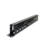 Phasak - Guiacables con cepillo para Rack de 19" 1U - PA 1901