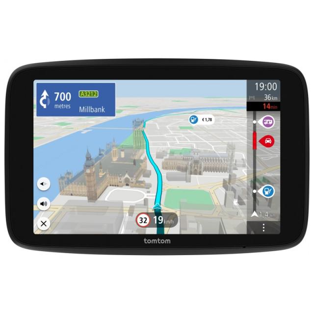 TomTom - GO Camper Max navegador Fijo 17,8 cm (7") Pantalla táctil 400 g Negro