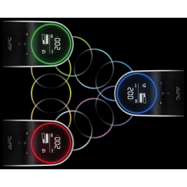 APC - Back-UPS Pro BGM2200B-GR - 2200VA/1320W, 4 salidas Schuko y 2 salidas C13, 3 cargadores USB, puerto de datos USB