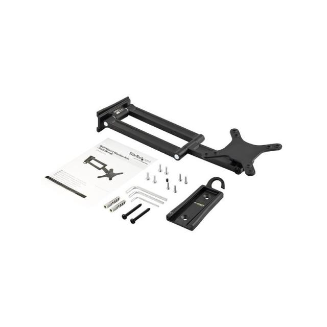 StarTech.com - Soporte de pared de doble giro para monitor - Montura VESA para Pantallas de hasta 27 Pulgadas