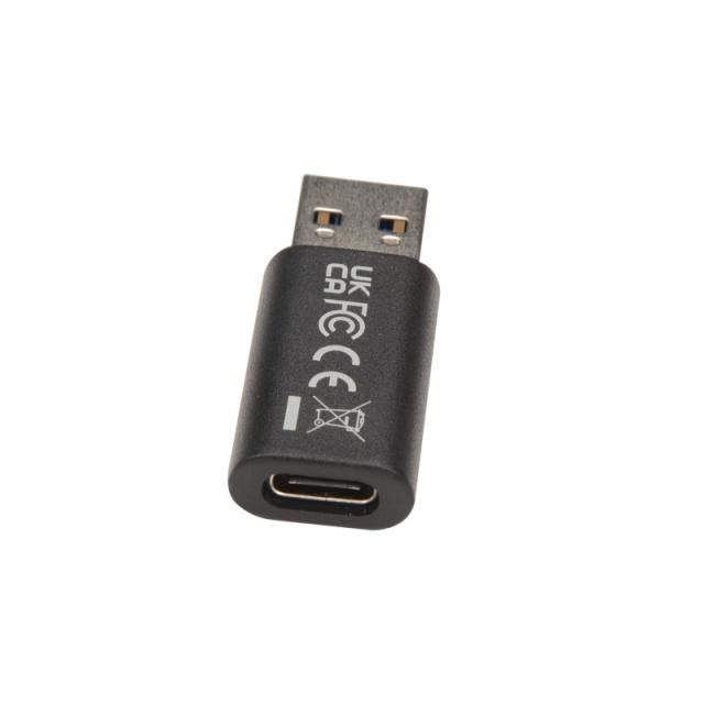 V7 - V7USB3AC cambiador de género para cable USB A USB C Negro