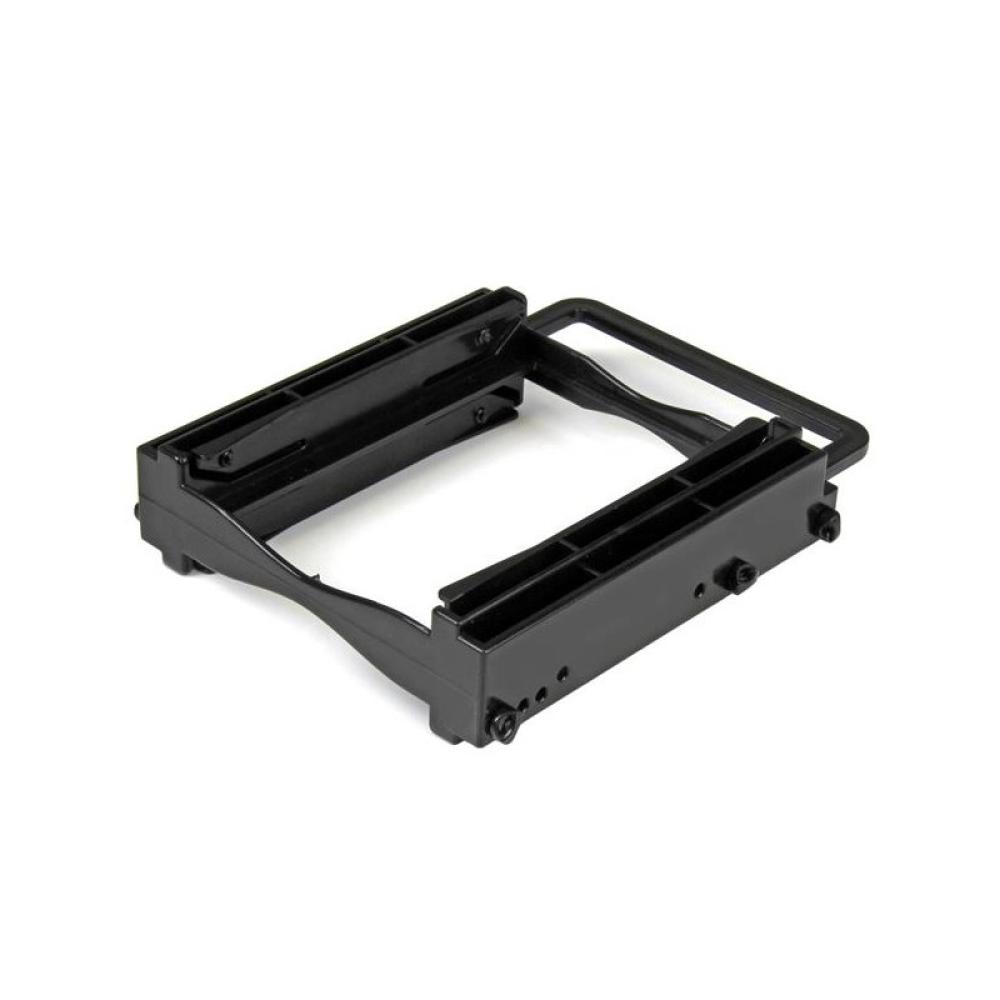 StarTech.com - Bracket de Montaje para 2 Unidades de DD/SSD de 2,5" en Bahía de 3,5" - Sin herramientas