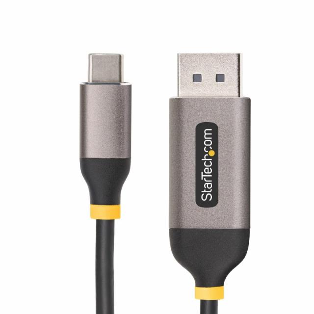 StarTech.com - Cable Adaptador de Vídeo USB-C a DisplayPort de 3m -8K 60Hz - 4K 144Hz - HDR10 - Conversor de Vídeo USB Tipo C a