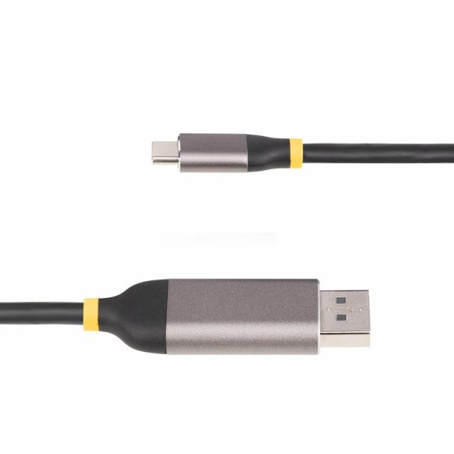 StarTech.com - Cable Adaptador de Vídeo USB-C a DisplayPort de 3m -8K 60Hz - 4K 144Hz - HDR10 - Conversor de Vídeo USB Tipo C a