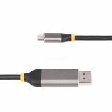 StarTech.com - Cable Adaptador de Vídeo USB-C a DisplayPort de 3m -8K 60Hz - 4K 144Hz - HDR10 - Conversor de Vídeo USB Tipo C a