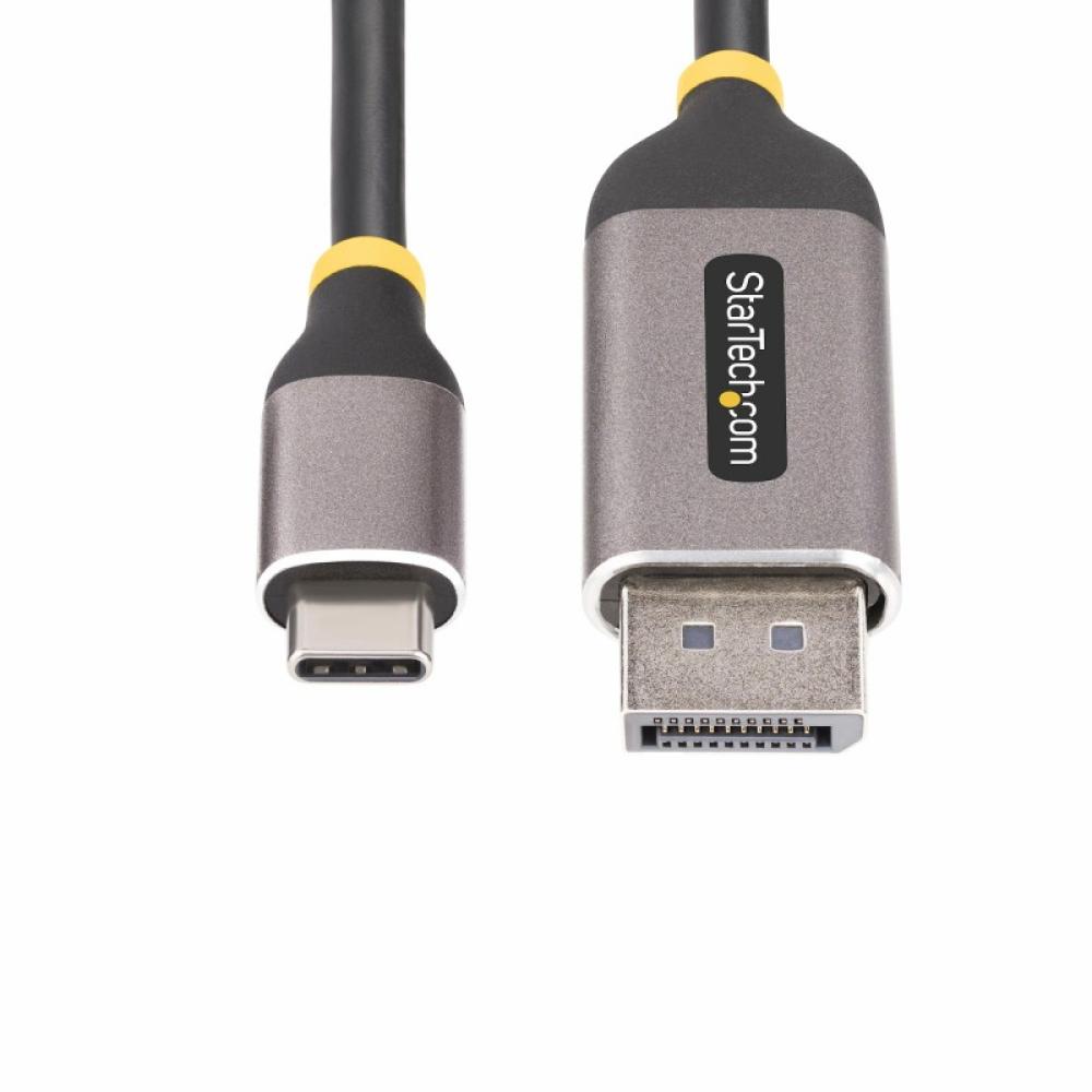 StarTech.com - Cable Adaptador de Vídeo USB-C a DisplayPort de 3m -8K 60Hz - 4K 144Hz - HDR10 - Conversor de Vídeo USB Tipo C a