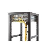StarTech.com - Anilla Pasacables en D Vertical 1U para Gestión de Cableado en Armarios Racks - Guiacables 5,7x10cm