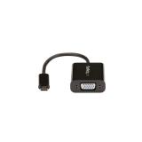 StarTech.com - Adaptador USB C a VGA - Negro - 1080p - Convertidor de Vídeo para su MacBook Pro - Dongle de Pantalla USB Tipo C