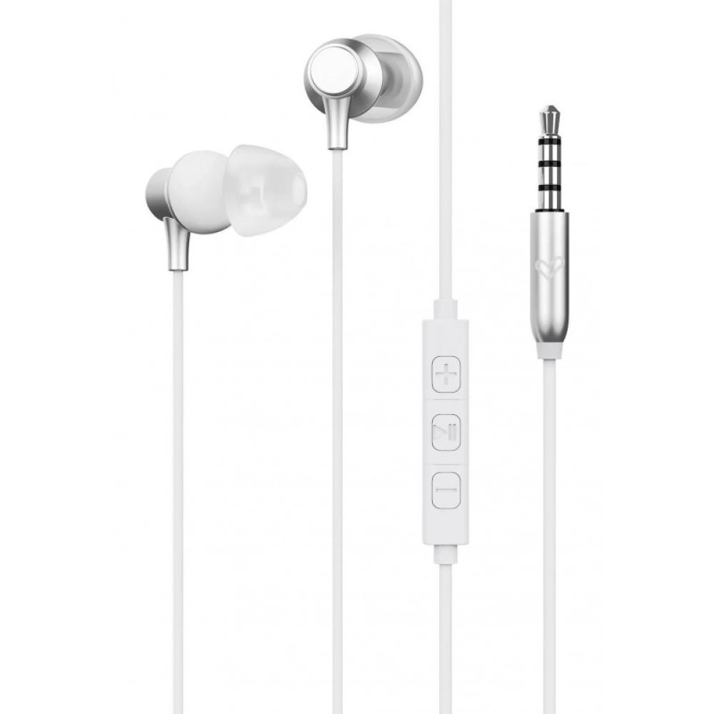 Energy Sistem - Metallized Auriculares Alámbrico Dentro de oído Llamadas/Música Plata, Blanco