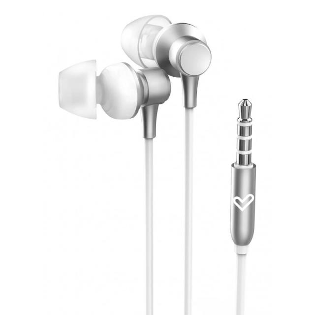 Energy Sistem - Metallized Auriculares Alámbrico Dentro de oído Llamadas/Música Plata, Blanco