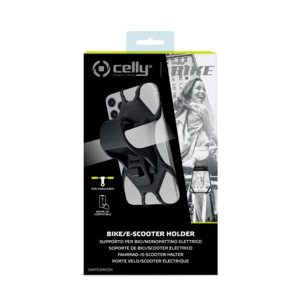 Celly - Swipe Bike Soporte pasivo Teléfono móvil/smartphone Negro