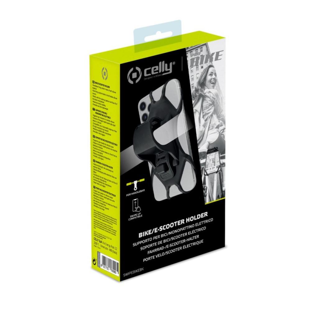 Celly - Swipe Bike Soporte pasivo Teléfono móvil/smartphone Negro