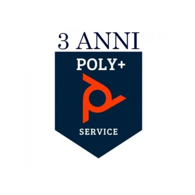 HP - 3Y POLY+ STUDIO R30 SVC