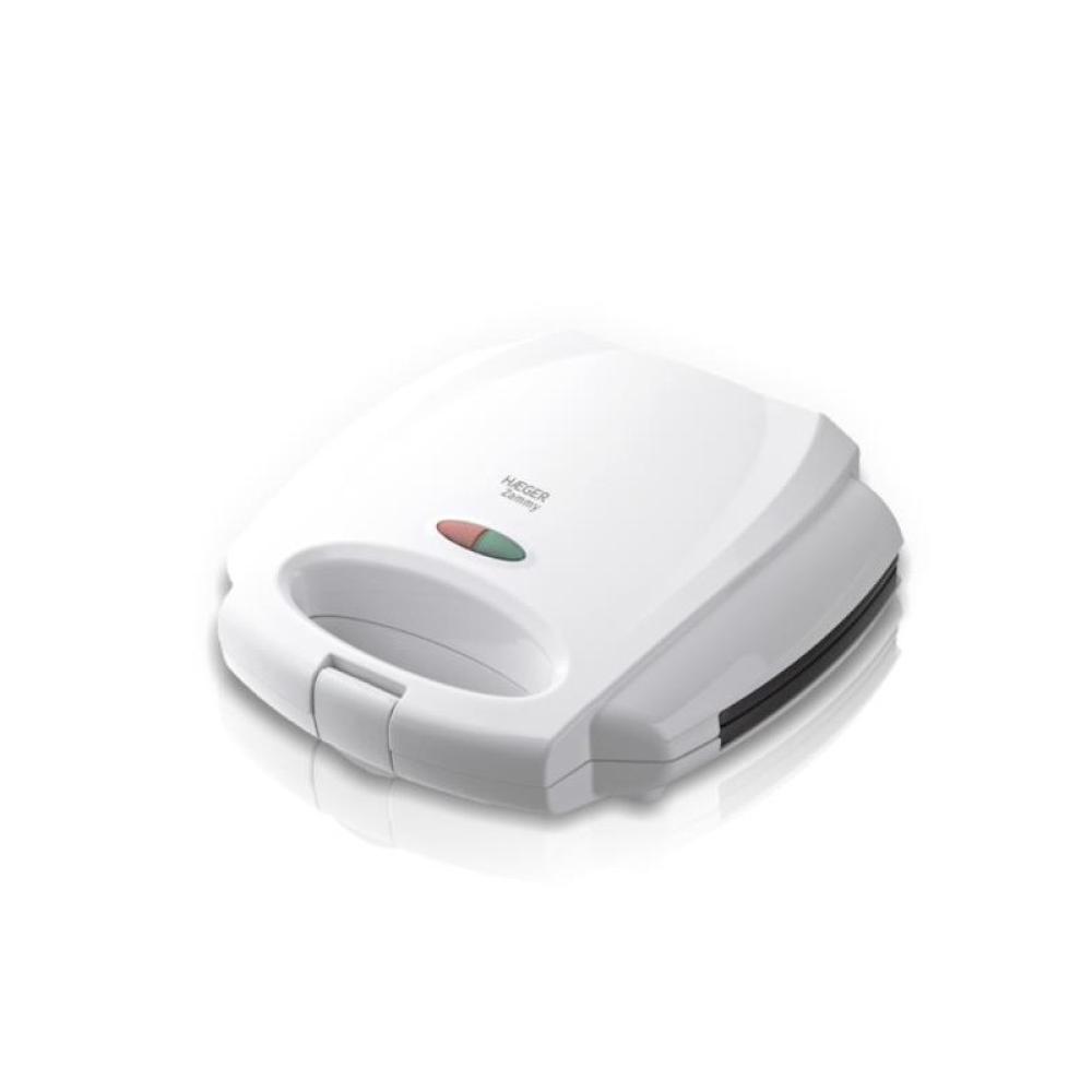 Haeger - SM-75G.004A sandwichera 750 W Blanco