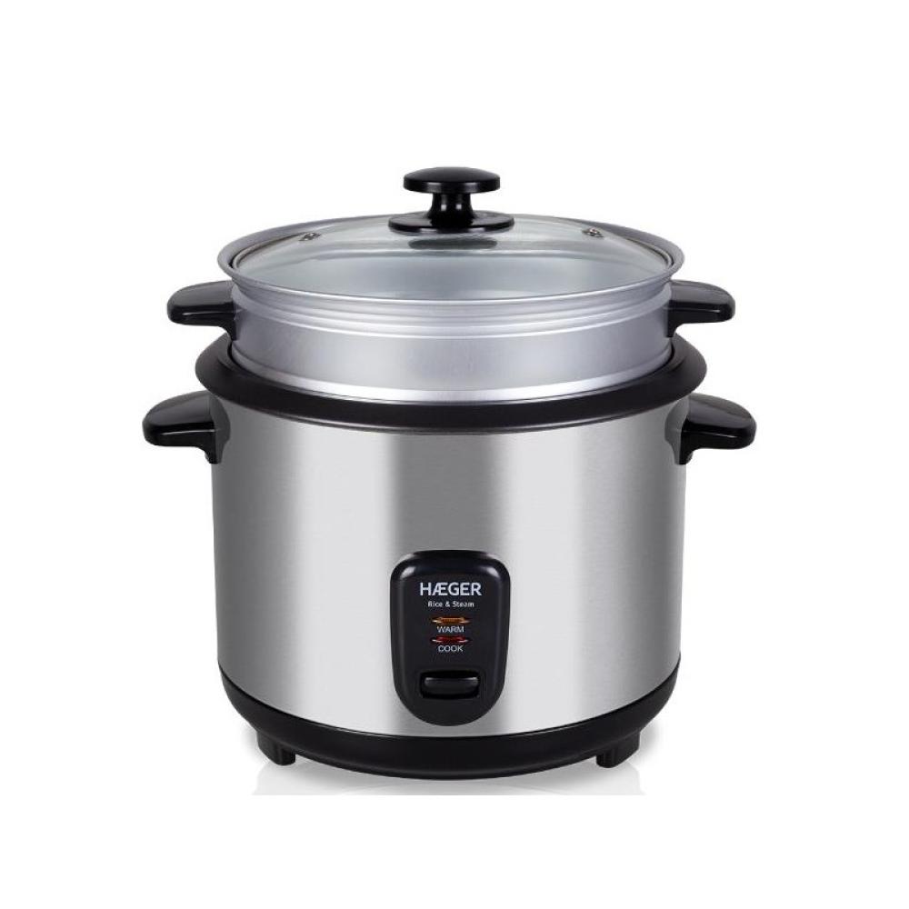 Haeger - RC-18L.001A arrocera 1,8 L 700 W Acero inoxidable