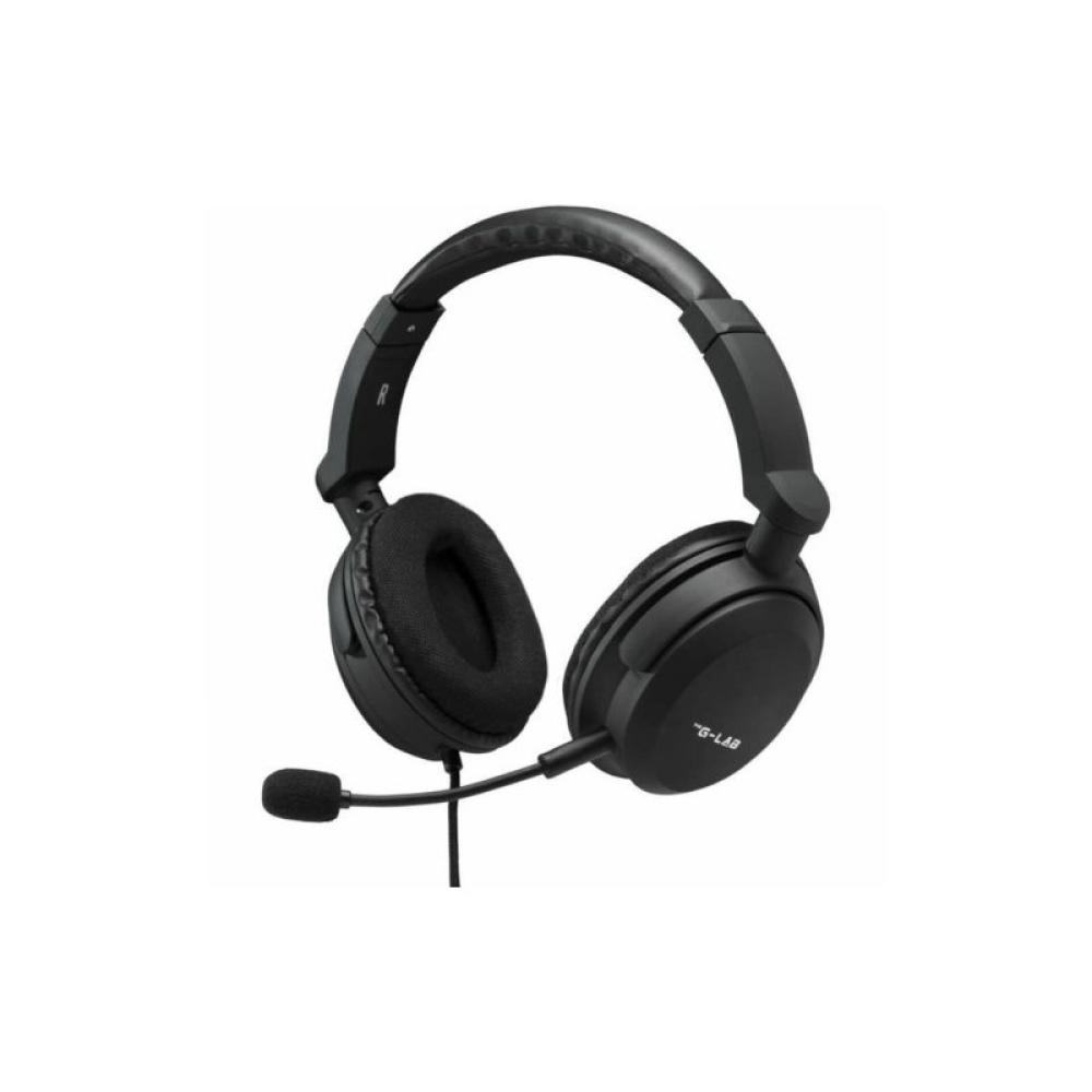 The G-Lab - THE G-LAB GAMING HEADSET - COMPATIBLE PC, XBOXONE - BLACK
