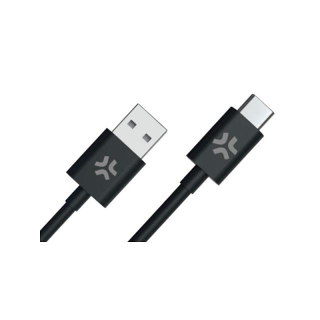 Celly - CABLE USB-USBC 2M BK 12W - CAJA OEM