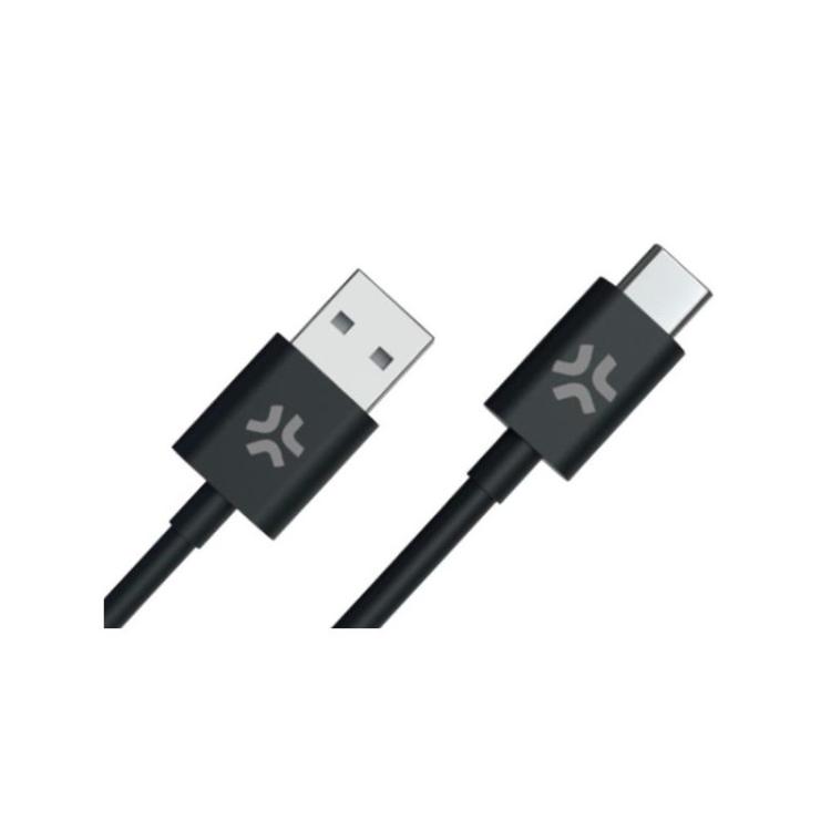 Celly - CABLE USB-USBC 2M BK 12W - CAJA OEM