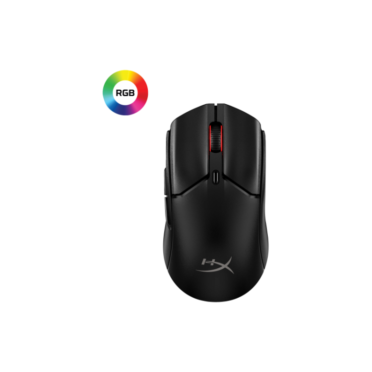 HyperX - Pulsefire Haste 2 Mini: ratón gaming inalámbrico (negro)