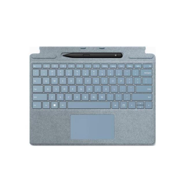 Microsoft - 8X8-00175 teclado para móvil QWERTY Español Microsoft Cover port Platino