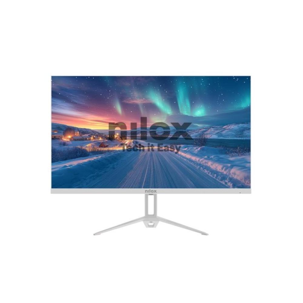 Nilox - NXM27FHD100W pantalla para PC 68,6 cm (27") 1920 x 1080 Pixeles Full HD Blanco
