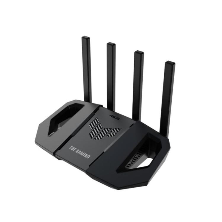 ASUS - TUF-BE3600 router inalámbrico Gigabit Ethernet Doble banda (2,4 GHz / 5 GHz) Negro