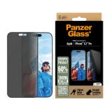 PanzerGlass - Privacy Screen Protector iPhone 16 Pro / Ultra-Wide Fit w. EasyAligner Protector de pantalla Apple 1 pieza(s)