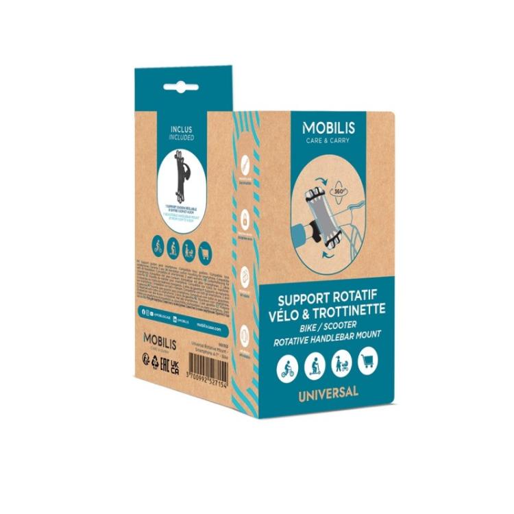 Mobilis - 001353 soporte Soporte pasivo Ordenador portátil, Teléfono móvil/smartphone Negro