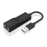 AISENS - Conversor USB 3.0 a Ethernet Gigabit 10/100/1000 Mbps, Negro, 15 cm