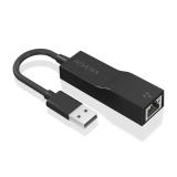 AISENS - Conversor USB 3.0 a Ethernet Gigabit 10/100/1000 Mbps, Negro, 15 cm