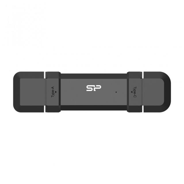 Silicon Power - DS72 unidad flash USB 500 GB USB Type-A / USB Type-C 3.2 Gen 2 (3.1 Gen 2) Negro