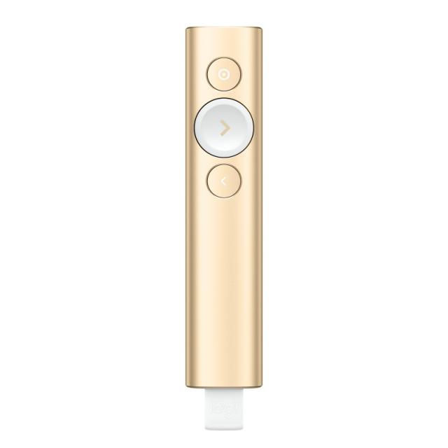 Logitech - 910-004862 apuntador inalámbricos Bluetooth/RF Oro