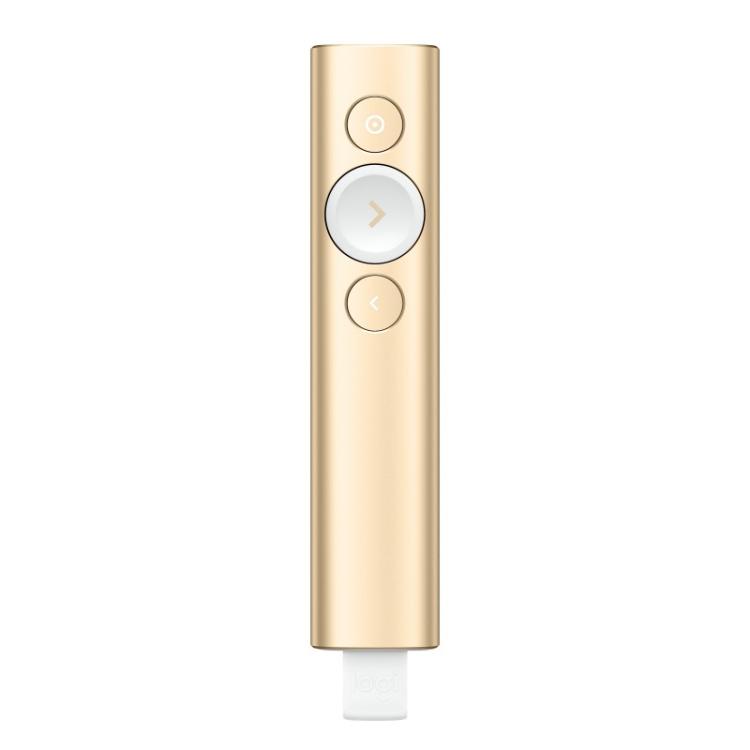 Logitech - 910-004862 apuntador inalámbricos Bluetooth/RF Oro