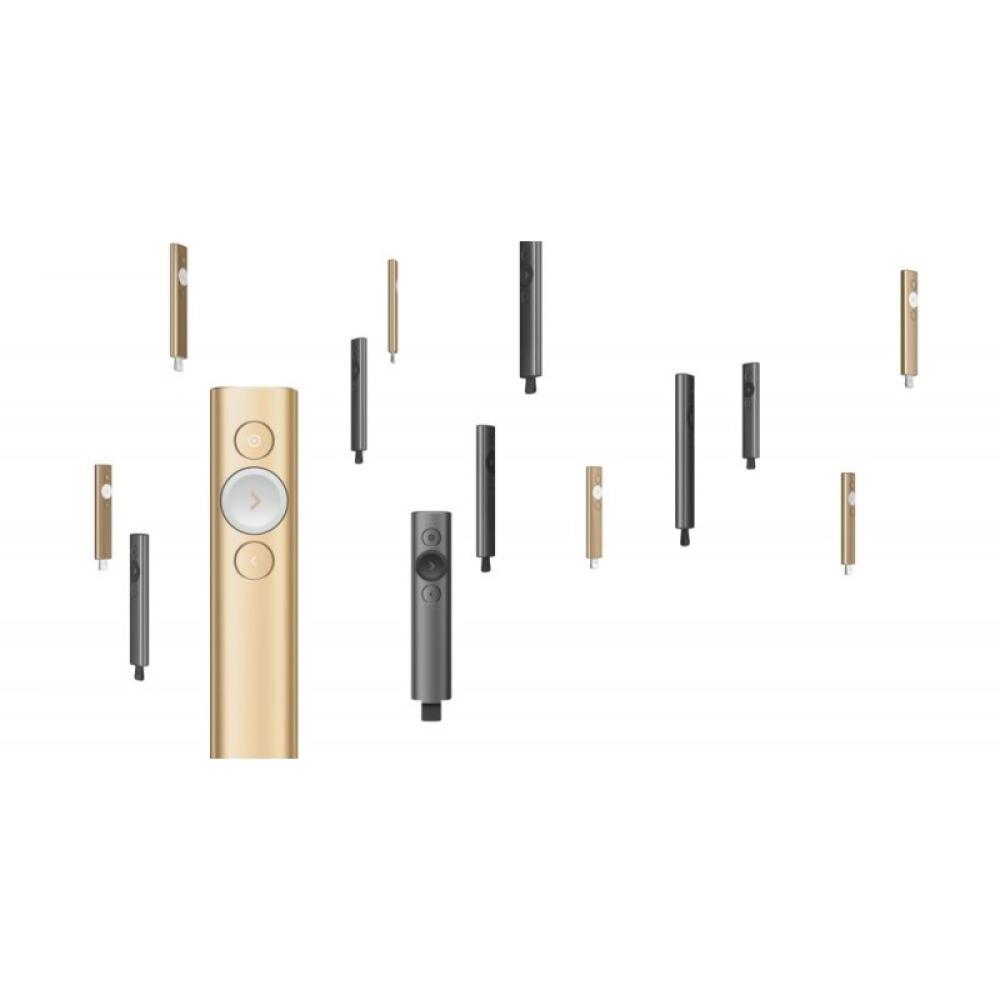 Logitech - 910-004862 apuntador inalámbricos Bluetooth/RF Oro