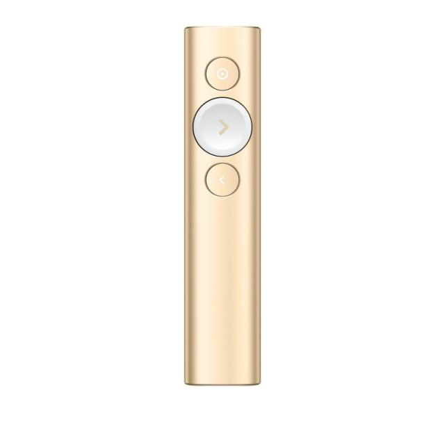 Logitech - 910-004862 apuntador inalámbricos Bluetooth/RF Oro