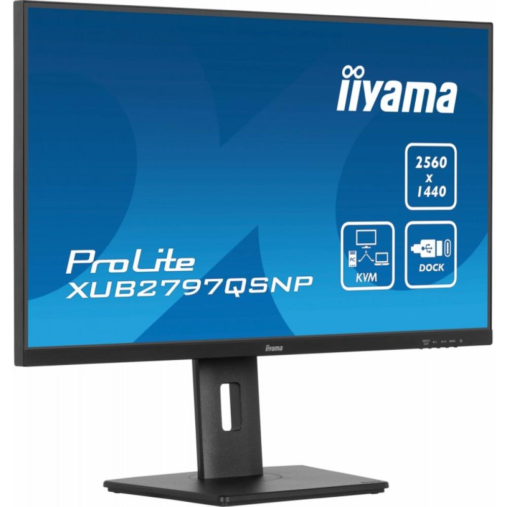 iiyama - ProLite XUB2797QSNP-B1 pantalla para PC 68,6 cm (27") 2560 x 1440 Pixeles Quad HD LED Negro