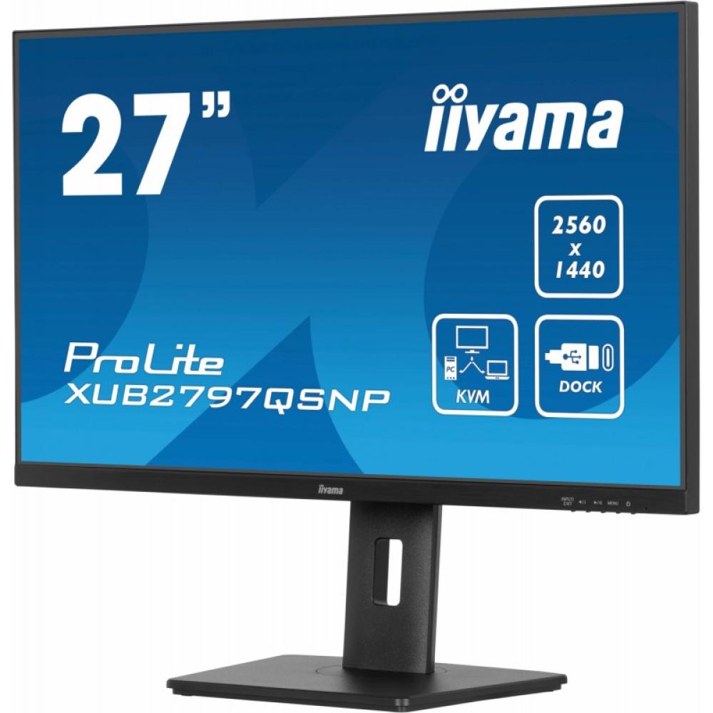 iiyama - ProLite XUB2797QSNP-B1 pantalla para PC 68,6 cm (27") 2560 x 1440 Pixeles Quad HD LED Negro