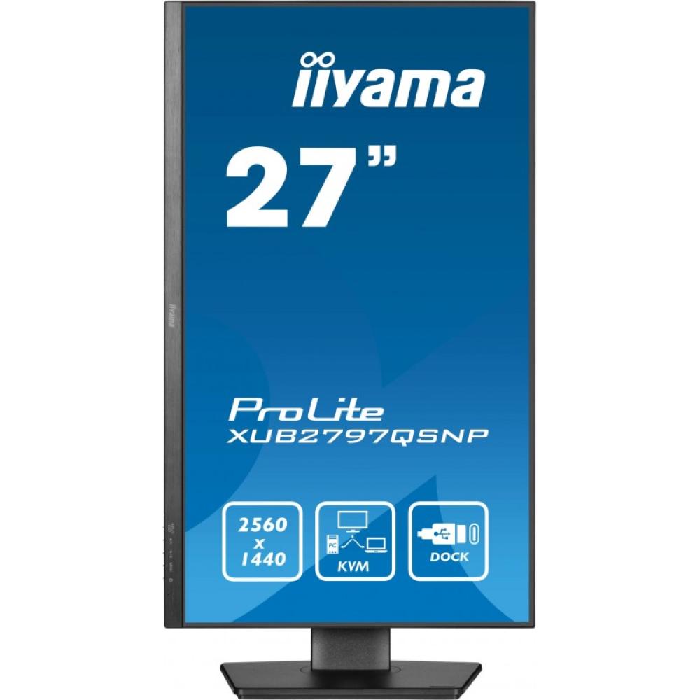 iiyama - ProLite XUB2797QSNP-B1 pantalla para PC 68,6 cm (27") 2560 x 1440 Pixeles Quad HD LED Negro