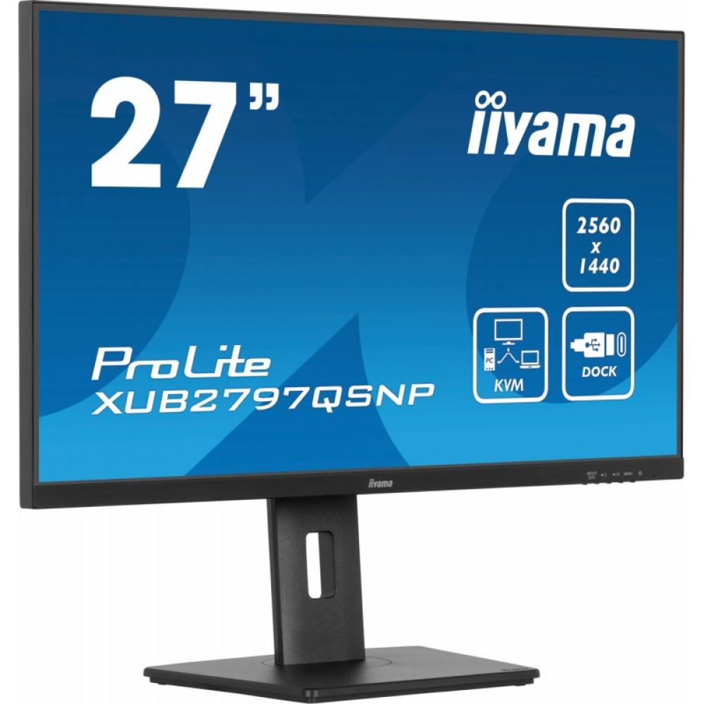 iiyama - ProLite XUB2797QSNP-B1 pantalla para PC 68,6 cm (27") 2560 x 1440 Pixeles Quad HD LED Negro
