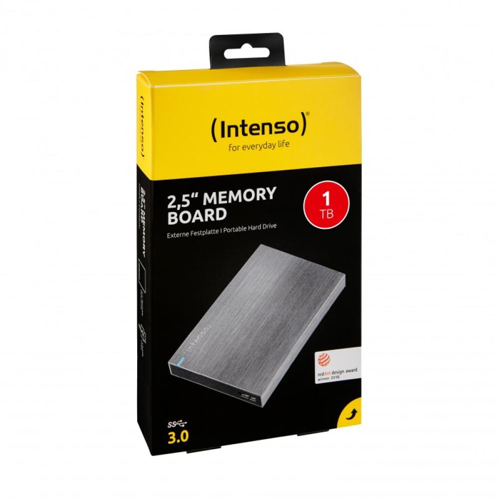 Intenso - Memory Board disco duro externo 1 TB Antracita