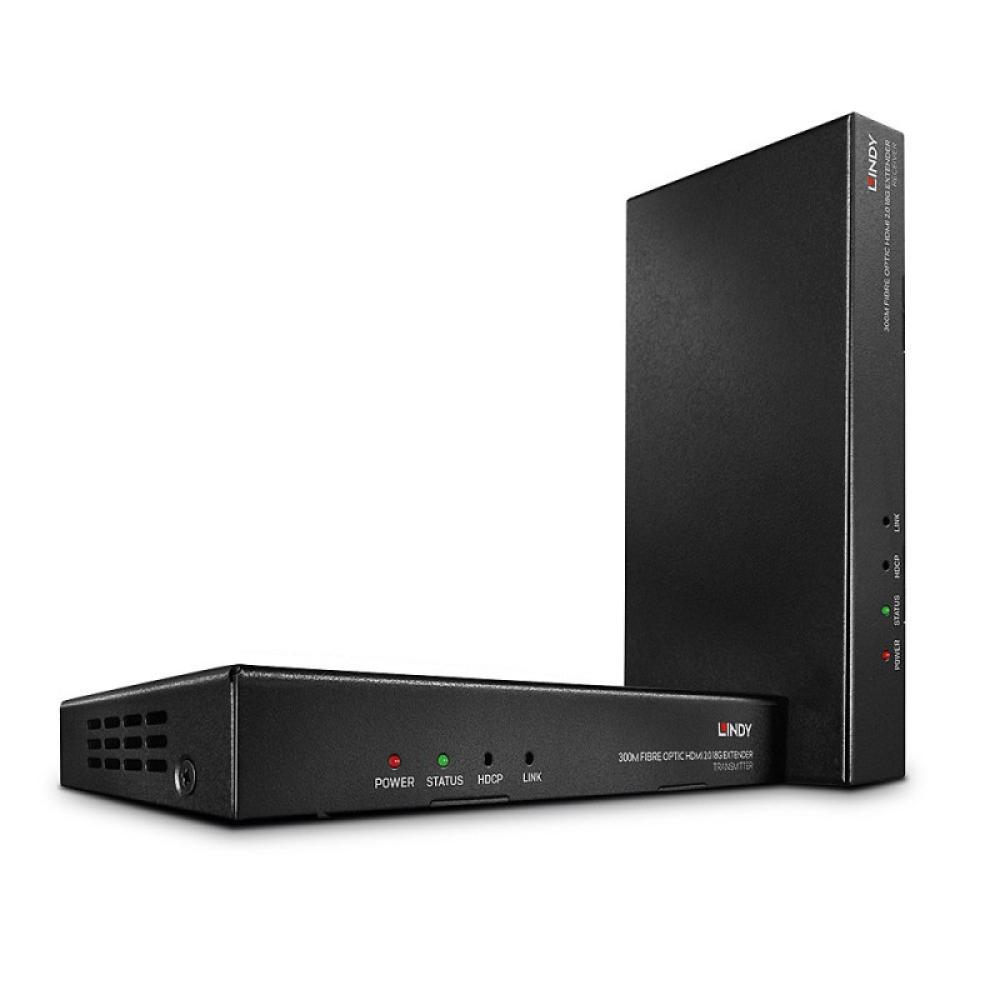 Lindy - 38174 extensor audio/video Transmisor y receptor de señales AV Negro