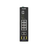 D-Link - DIS-200G-12PS switch Gestionado L2 Gigabit Ethernet (10/100/1000) Energía sobre Ethernet (PoE) Negro