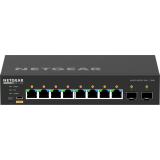 NETGEAR - GSM4210PX-100EUS switch Gestionado L2/L3 Gigabit Ethernet (10/100/1000) Energía sobre Ethernet (PoE) Negro