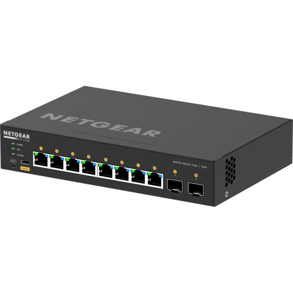 NETGEAR - GSM4210PX-100EUS switch Gestionado L2/L3 Gigabit Ethernet (10/100/1000) Energía sobre Ethernet (PoE) Negro